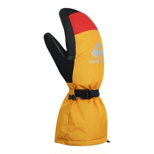 拓路者珠峰极寒Primaloft金标p棉防水手套登山羊皮保暖防护