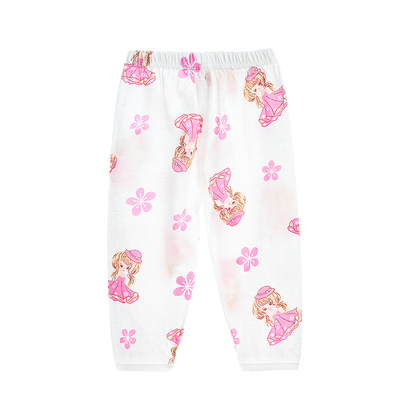 纯棉空调夏季薄款男童婴儿家居裤