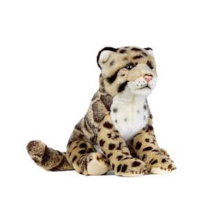 中国国家地理毛绒玩具正品官方仿真老虎狮子雪豹黑豹赠束口袋