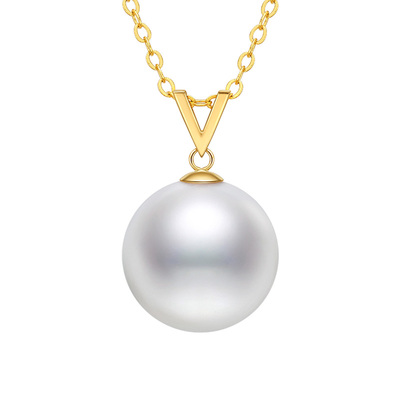 Meluxe美奈淡水珍珠吊坠18k金