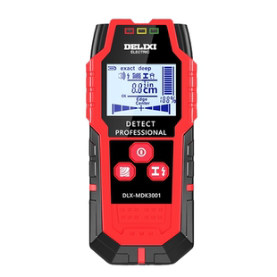 德力西多功能墙体探测仪金属钢筋木材暗线检测仪墙内电线透视打孔