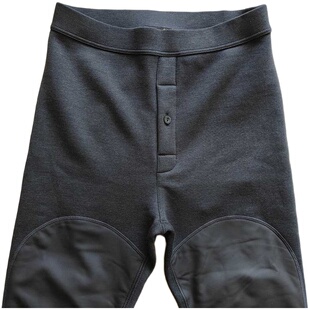 蒙牧王男色拉姆三防芭比骑手裤加厚护膝驼绒保暖裤棉裤骑行裤打底