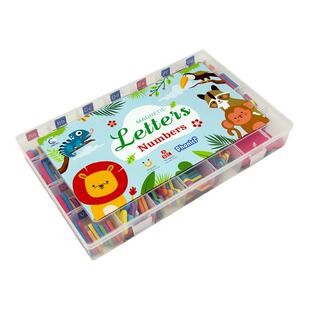 磁慧鸭磁性英文字母磁力贴数字贴26大小写字母磁吸冰箱贴早教教具