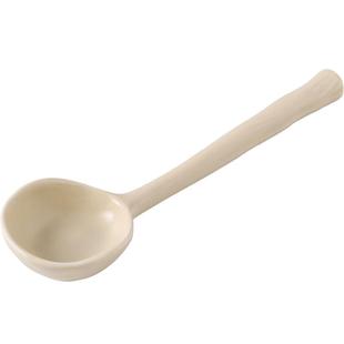 川岛屋陶瓷勺子家用高颜值可爱大汤勺长柄汤匙创意喝汤吃饭勺调羹