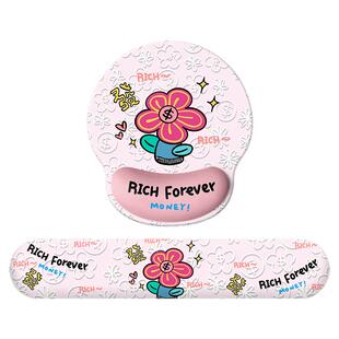 丛潇 有钱花护腕鼠标垫女手腕垫防滑办公室笔记本电脑键盘手托