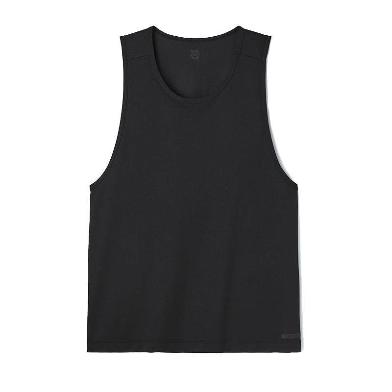迪卡侬健身背心男款夏美式运动跑步无袖T恤篮球速干纯色上衣SAT1