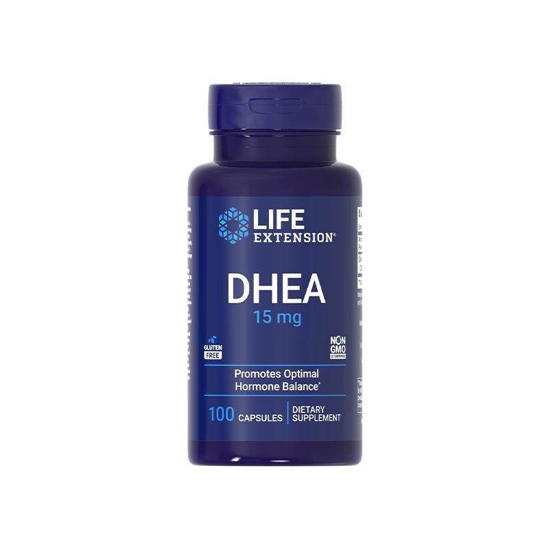 沿寿LIFE高含量DHEA15mg女性备孕卵巢保养卵泡发育脱氢表雄酮进口