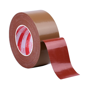 棕色布基胶带缝纫机定位牛皮胶布制衣业服装模板专用大力牛皮胶捆扎打包重物密封水管修补土棕色防水无痕胶带