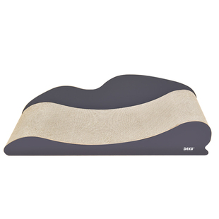 得酷特大号猫抓板耐磨猫窝不掉屑瓦楞纸猫沙发贵妃椅多功能磨爪板