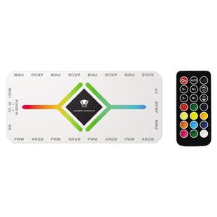 丛林豹ARGB一分9集线器二合一无线遥控灯光控制器机箱风扇PWM