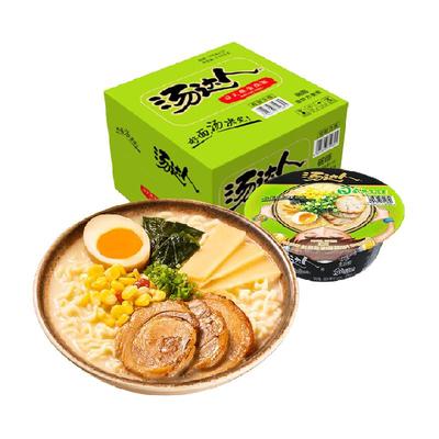 汤达人豚骨拉面方便面130g×12碗