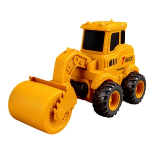 儿童按压挖掘机玩具男孩小汽车宝宝挖土机压路机铲土车工程车套装