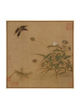 中国风宋式花鸟寓意好装饰画