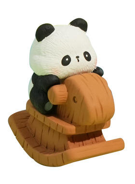 萌宠小木马摇摇系列摆件