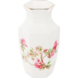 英国Aynsley安斯丽红玫瑰骨瓷高档轻奢花瓶客厅摆件客厅插花瓶