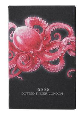 【高密度颗粒】萨福小章鱼情趣指套医用检查指套