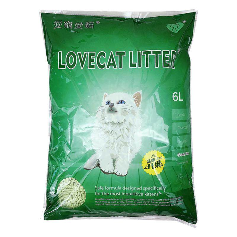 lovecat猫砂豆腐砂绿茶原味豆腐结团除臭植物膨润土猫砂混合砂