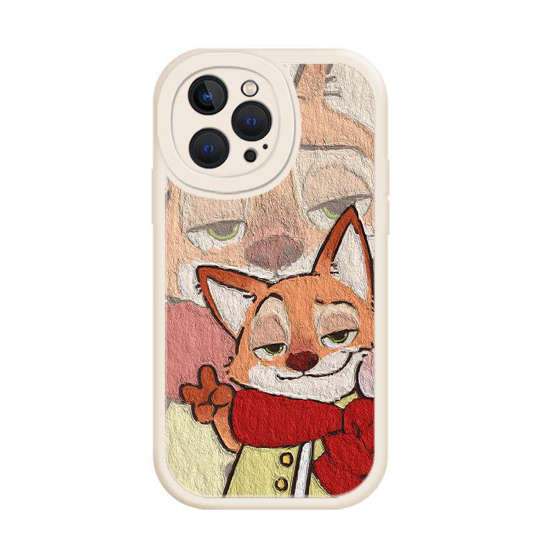 兔子狐狸适用苹果18pro手机壳iphone16情侣vivox300新年oppofindx9一加ace6尼克iqoone