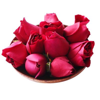顺丰包邮云南新鲜可食用墨红玫瑰