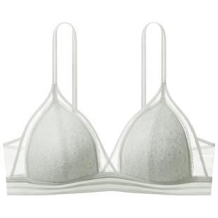 【赵露思同款】蕉内舒服蕾303A文胸蕾丝内衣女薄款法式三角杯胸罩