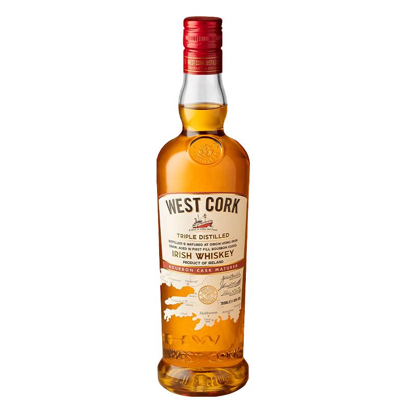 威斯特庫克波本桶黑啤酒桶愛爾蘭調(diào)配威士忌WEST CORK洋酒進口