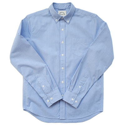 卜凡长袖格子衬衫自制