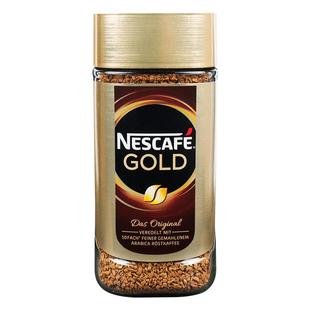 雀巢金牌咖啡原装进口速溶咖啡无蔗糖美式冻干咖啡黑咖啡提神200g