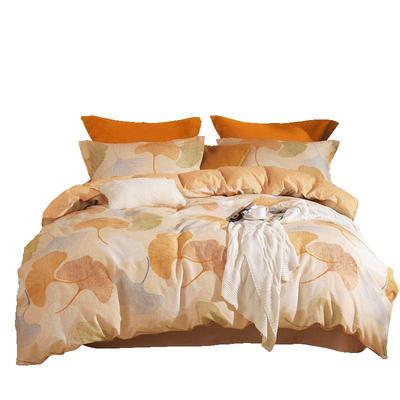 水星家纺全棉磨毛被套单件抗菌