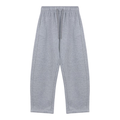 醋酸羊毛系带休闲香蕉裤长裤