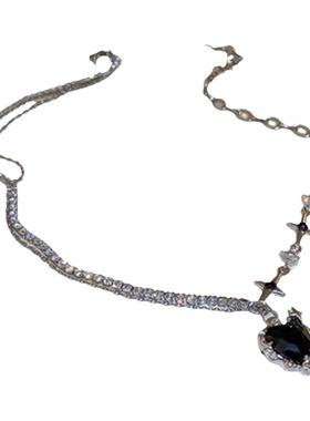 「买二赠一」粉色ins小众锁骨链