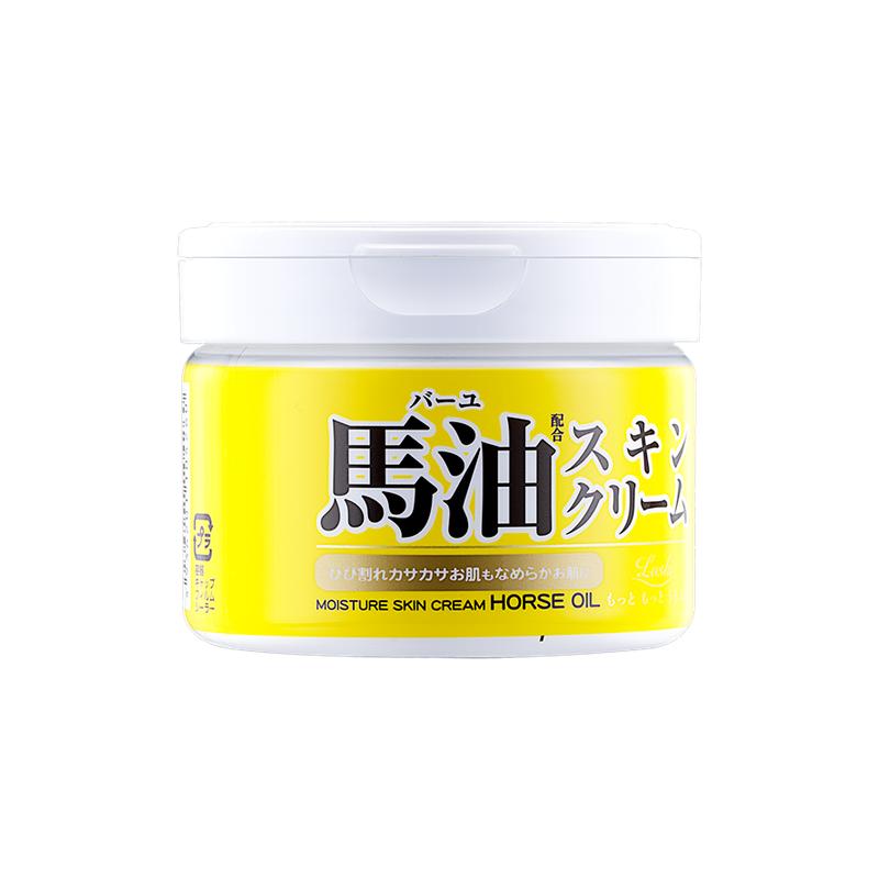 3罐日本loshi北海道馬油面霜秋冬保濕補(bǔ)水滋潤(rùn)馬油膏防干裂潤(rùn)膚乳