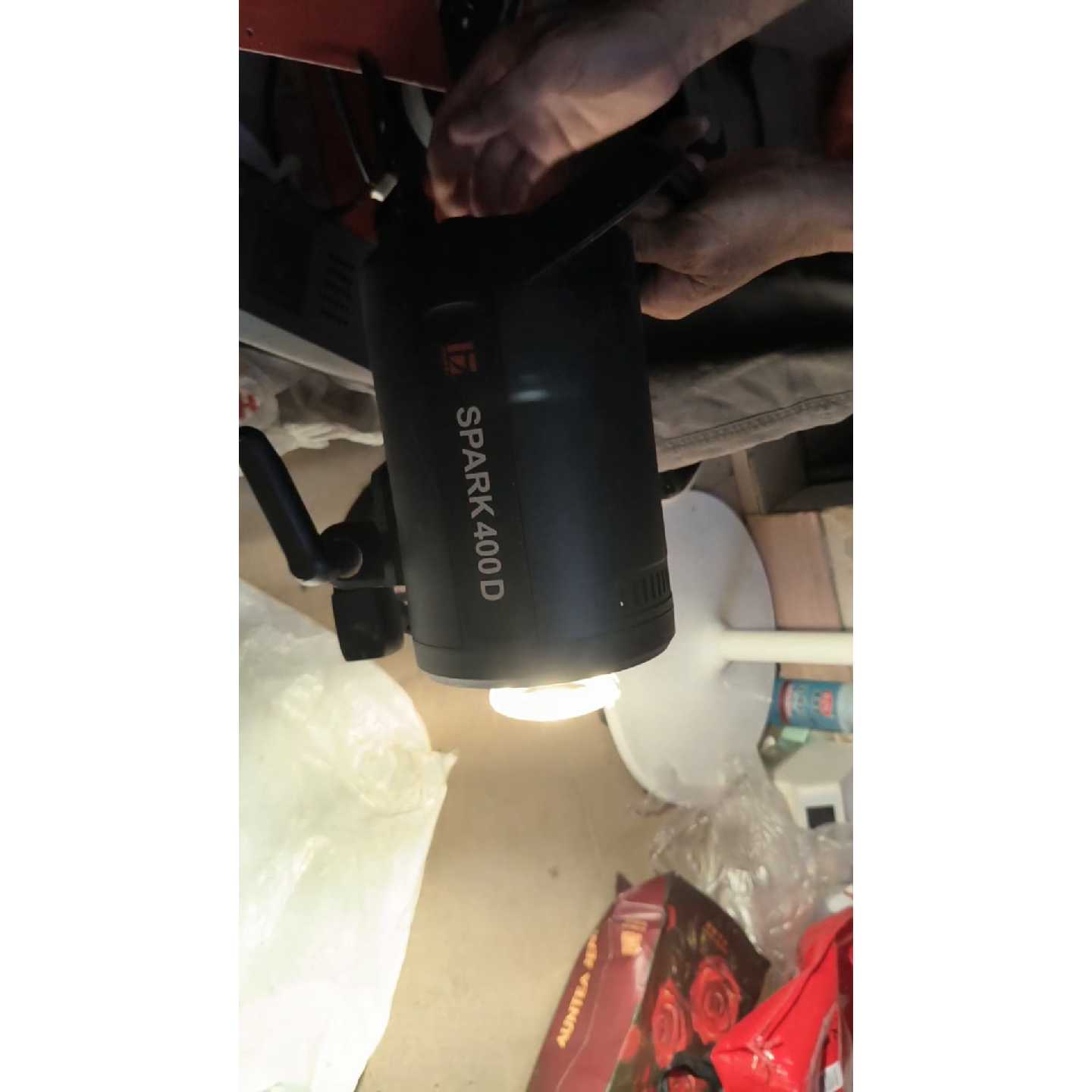 议价金贝SPARK400D闪光灯正常通电亮灯正常闪光可维修图片