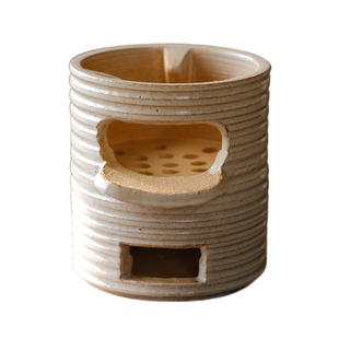 手工白泥炉家用柴火炉炭炉围炉煮茶省炭煲汤煮粥火锅炖肉两用炉