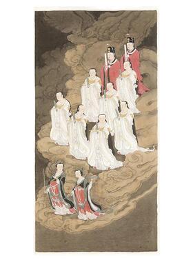 高清艺术喷绘画芯临摹学习装饰画