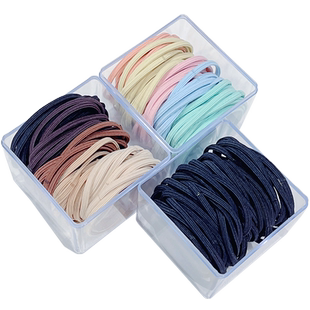 大号韩版高弹力橡皮筋女大童发圈头绳小女孩扎马尾发绳不伤发发饰