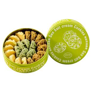 DECOR艾许黄油海盐小花曲奇三拼纯手工解馋零添加饼干曲奇零食