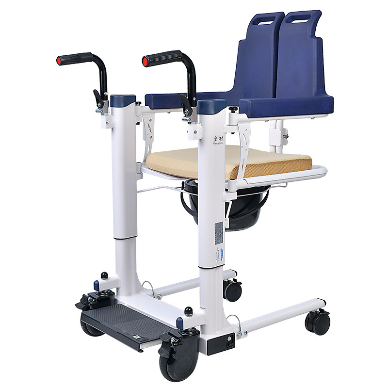 老人移位椅病人残疾护理升降移位器多功能转移车瘫痪家用坐便轮椅