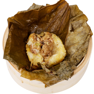 金城珍珠糯米鸡广式港式速食早餐点心茶点荷香浓郁4只装