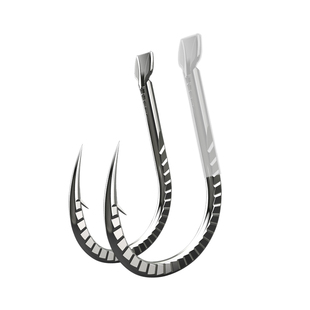 吉美鱼钩散装伊势尼伊豆倒刺海夕袖钩新关东无倒刺钛合金大物钓钩