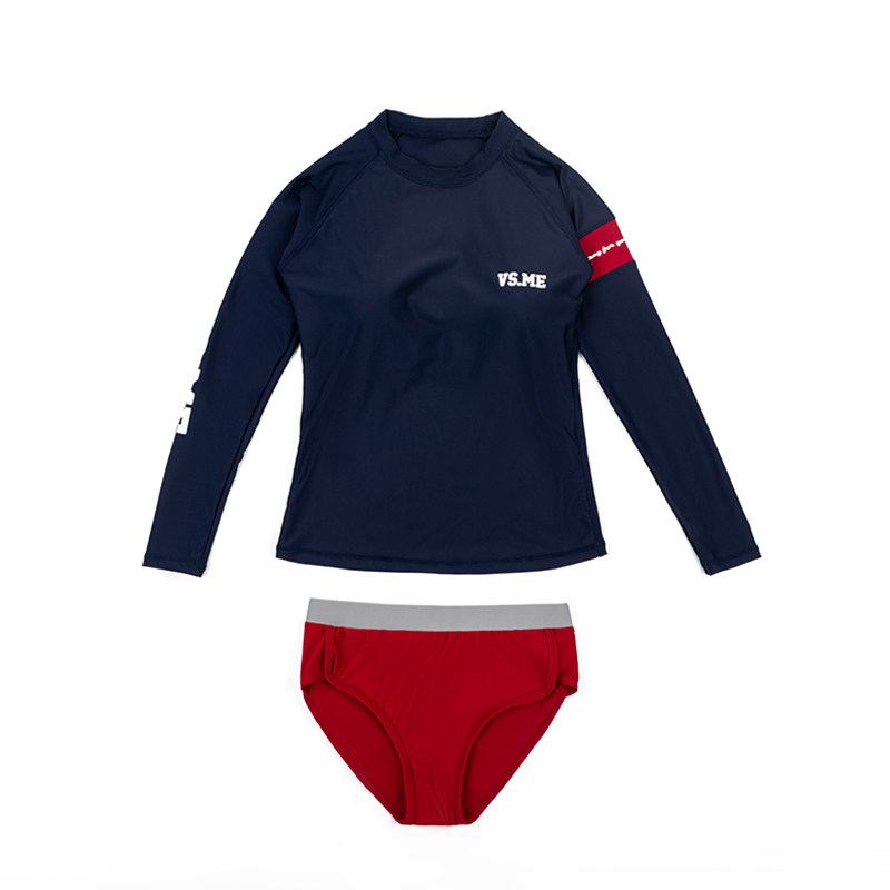 小确幸-大牌长袖泳衣女潜水分体情侣泳衣连体男沙滩裤泳裤泳装