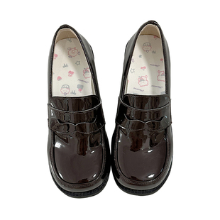 全款预【小奈川】烦鼠啦制服鞋基础款学院方圆头百搭中跟jk小皮鞋