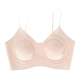 夏季无痕细肩带内衣女士胸罩2026新款爆款微聚拢薄款肤色美背文胸