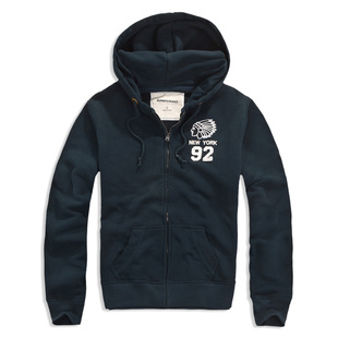 美洲海岸af正品卫衣男潮牌冬装休闲连帽大码运动加绒加厚纯棉外套