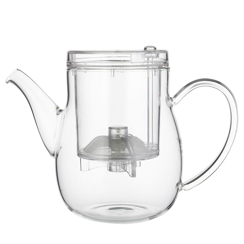 明尊耐热玻璃茶水分离飘逸杯