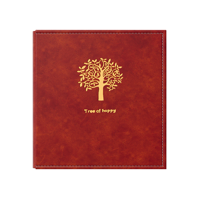 皮面diy手工自粘式大容量相册