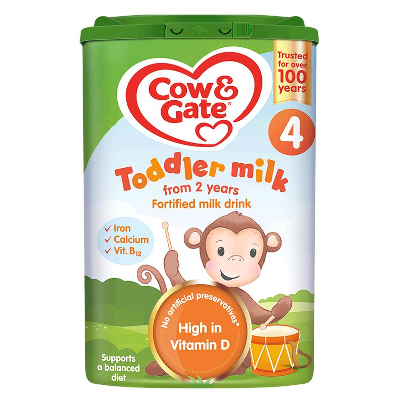 【自营】英国Cow Gate牛栏进口配方奶粉4段800g2岁以上四段英牛