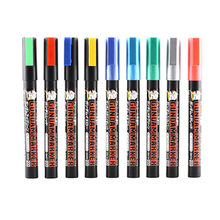 郡士 高达笔涂马克笔油性勾线水性渗线笔补色补漆上色旧化拟真笔