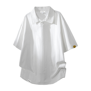 马克华菲美式潮牌短袖男款2026新款夏季男士翻领t恤衫上衣服男装