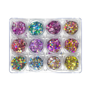 Anka bella流沙油DIY水晶滴胶梦幻闪粉填充儿童眼妆亮片饰品材料