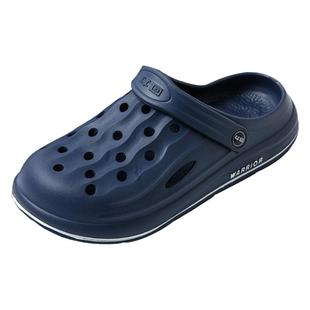 回力洞洞鞋男夏季厚底踩屎感拖鞋包头防滑外穿沙滩鞋男士凉拖鞋夏